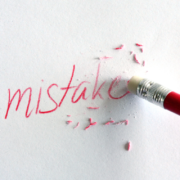 We are human: You make mistakes just don’t repeat them