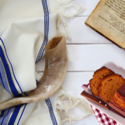 The Shofar and honey cake